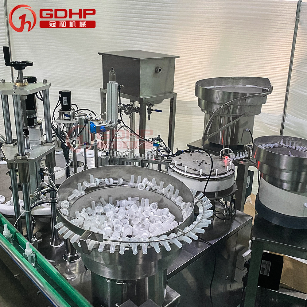 全自動(dòng)灌裝棉芯組裝壓塞一體機(jī)-3