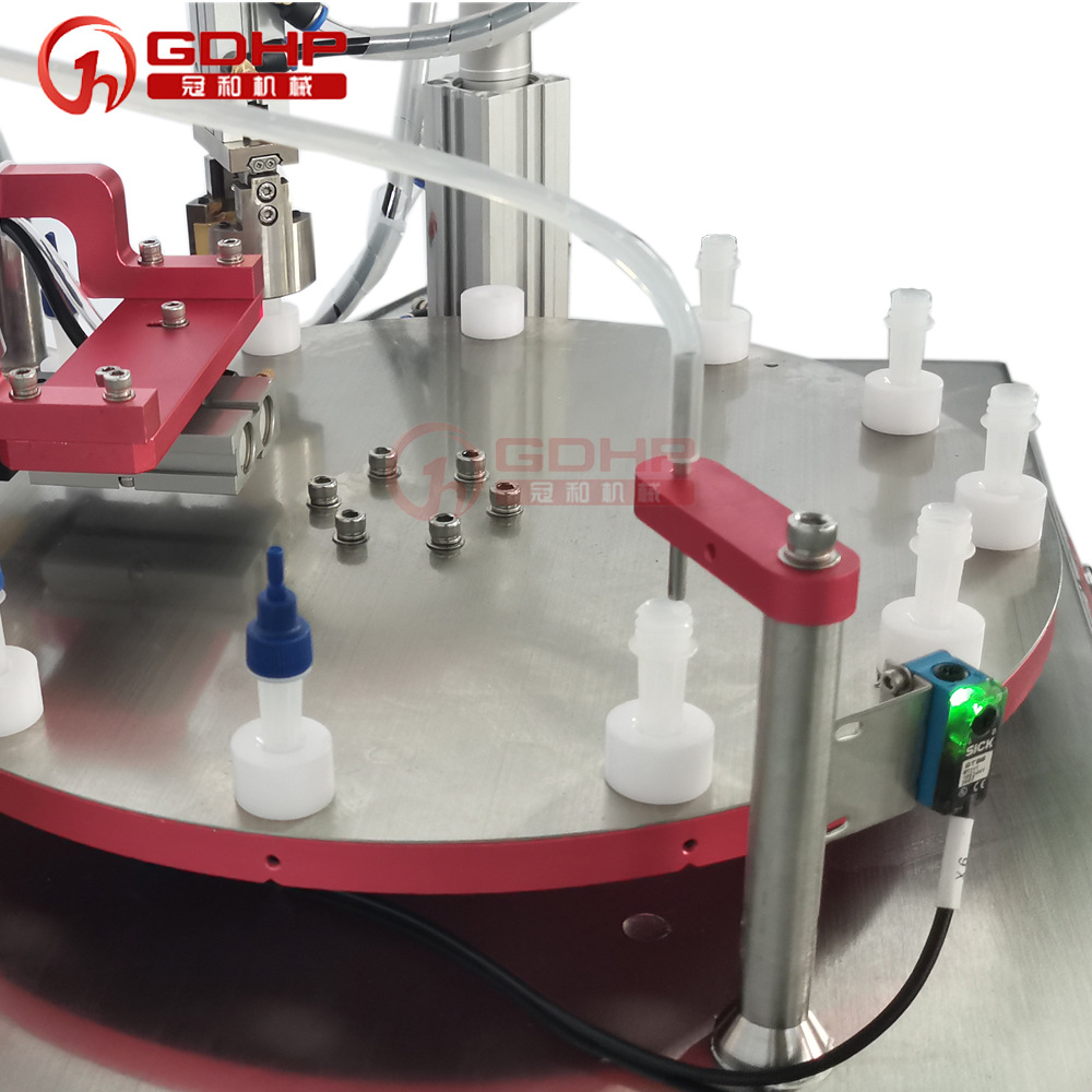 半自動檢測試劑管灌裝旋蓋一體機(jī)-10