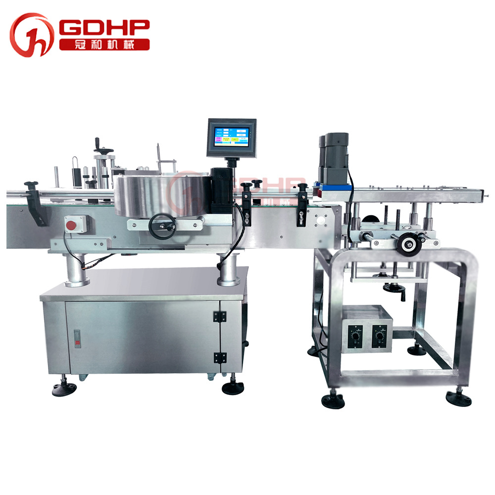 517免洗洗手液灌裝旋蓋貼標(biāo)生產(chǎn)線(xiàn)大瓶-5